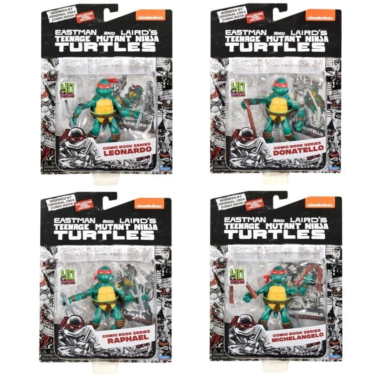 Teenage Mutant Ninja Turtles Comic Book Series Figure 4-Pack Gallery Image 5