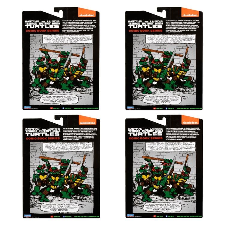 Teenage Mutant Ninja Turtles Comic Book Series Figure 4-Pack Gallery Image 6