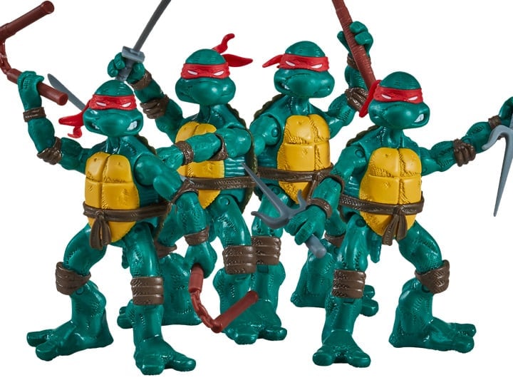 Teenage Mutant Ninja Turtles Comic Book Series Figure 4-Pack