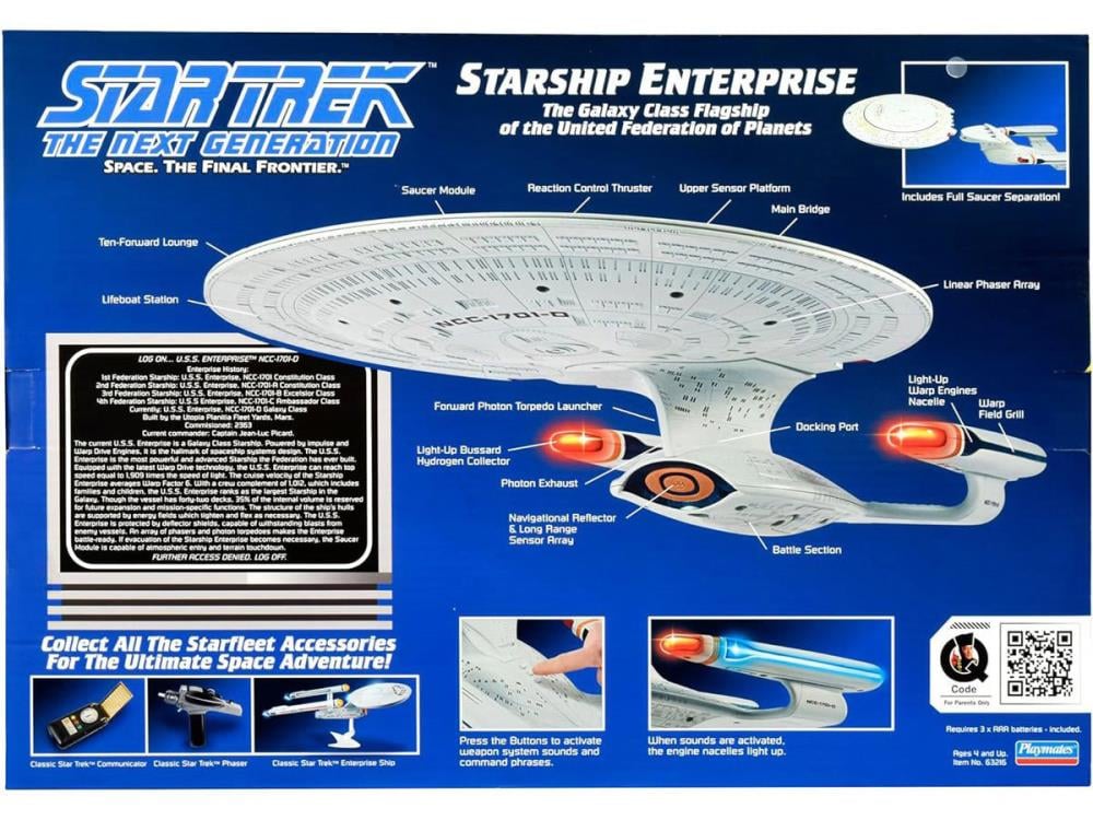 Star Trek: The Next Generation Starship Enterprise-D with Lights and Sounds Gallery Image 8