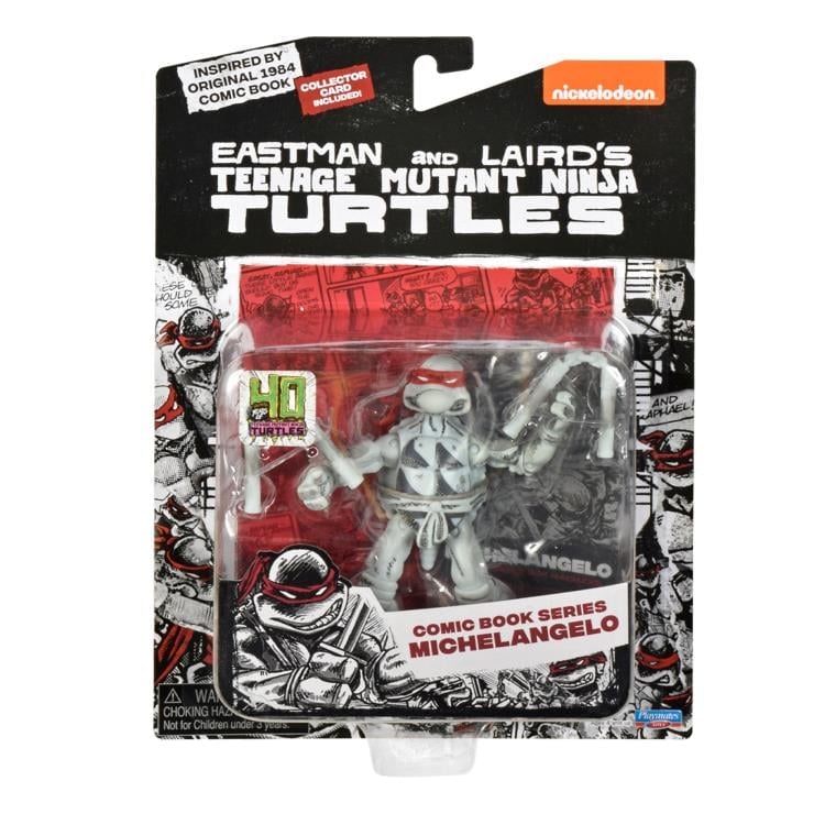 Teenage Mutant Ninja Turtles Comic Book Series (Black and White Ver.) Action Figure 4-Pack Gallery Image 4