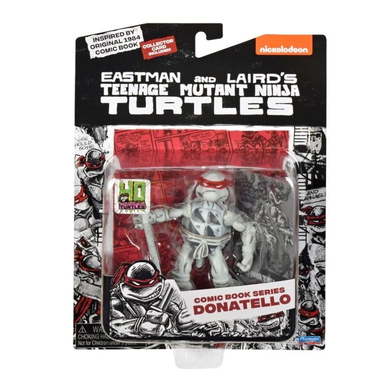Teenage Mutant Ninja Turtles Comic Book Series (Black and White Ver.) Action Figure 4-Pack Gallery Image 10