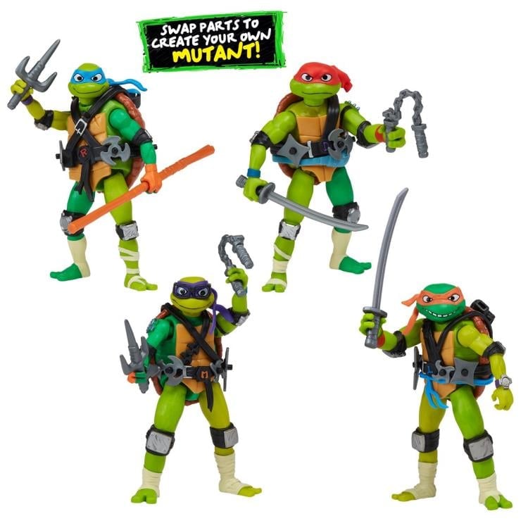 Tales of the Teenage Mutant Ninja Turtles Mix 'N Match Turtles Action Figure 4-Pack Gallery Image 12