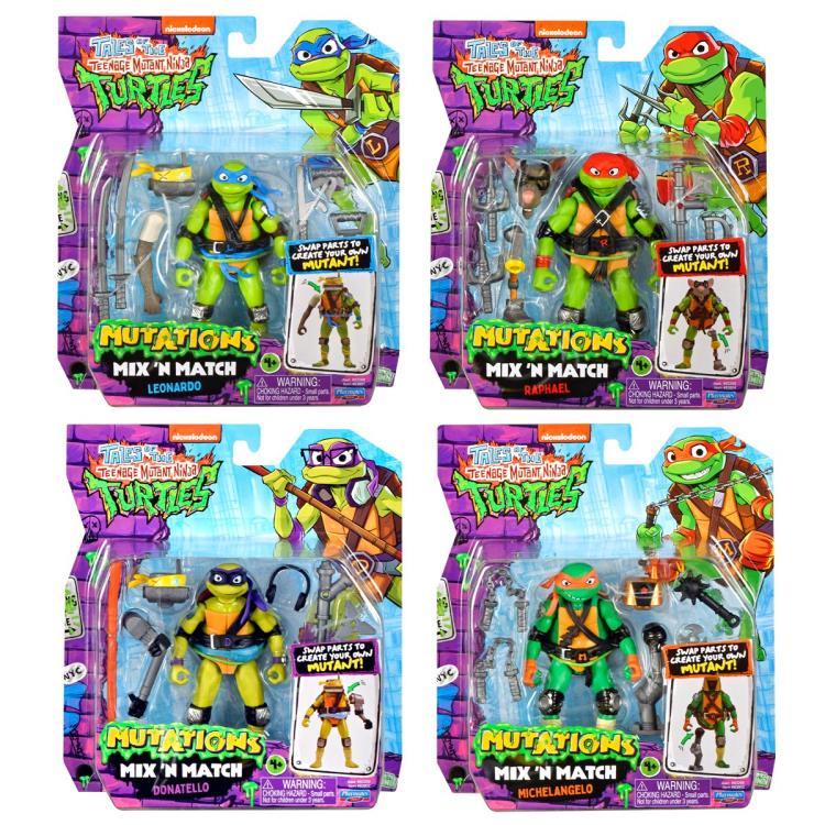 モンド アートコレクション 1/6 TMNT4体セット Tales of the Teenage Mutant Ninja Turtles Mix 'N Match Turtles