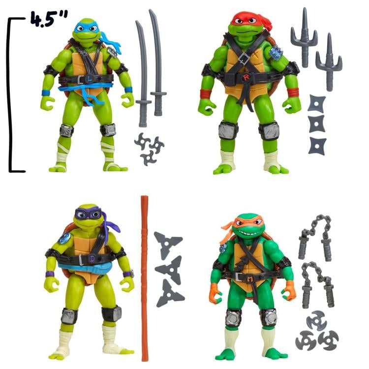Tales of the Teenage Mutant Ninja Turtles Mix 'N Match Turtles Action Figure 4-Pack Gallery Image 10
