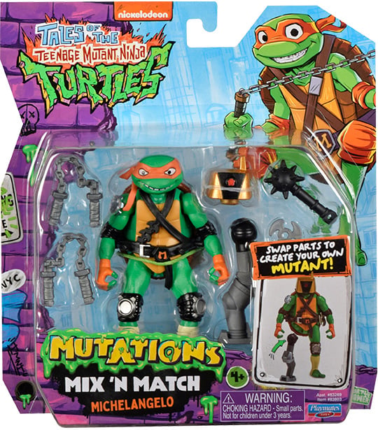 Tales of the Teenage Mutant Ninja Turtles Mix 'N Match Michelangelo Figure Gallery Image 5