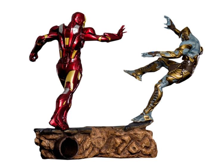 The Avengers 1/6 Scale Iron Man Mark VII Battle Scene Diorama Statue Gallery Image 2