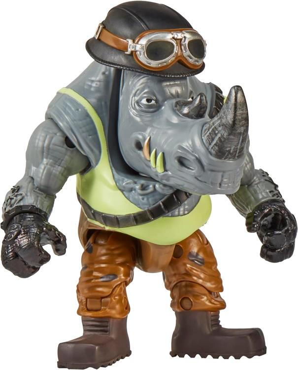 Teenage Mutant Ninja Turtles: Mutant Mayhem Chopper Cycle with Rocksteady Vehicle Set Gallery Image 4