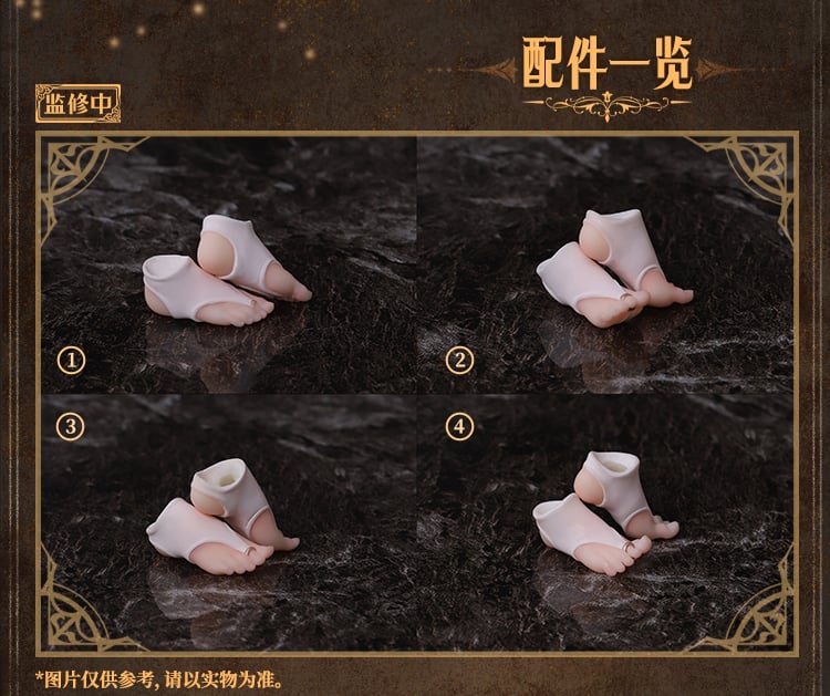 Nun Muse Asdo 1/12 Scale Feet Accessory Set Gallery Image 3