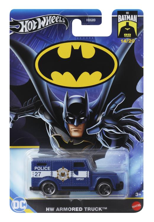 Batman 85 Years Hot Wheels Premium Pop Culture 2024 Mix 3 GCPD HW Armored Truck Gallery Image 6