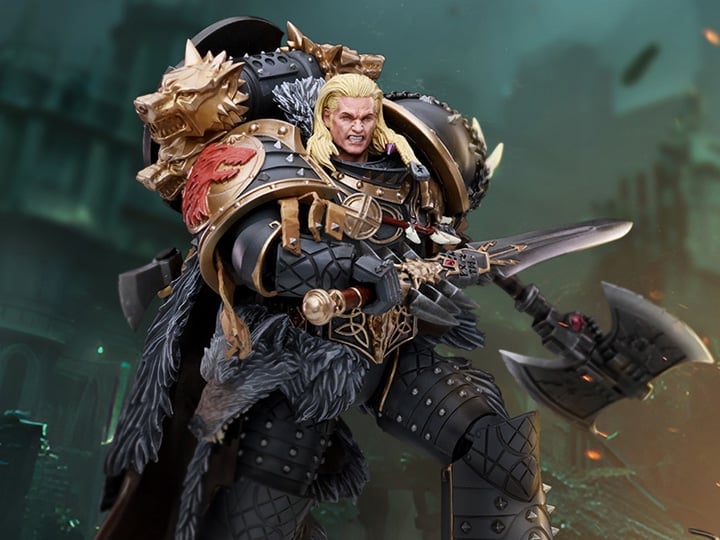 Warhammer: The Horus Heresy Space Wolves Leman Russ, Primarch of the VIth Legion 1/18 Scale Action Figure Gallery Image 1