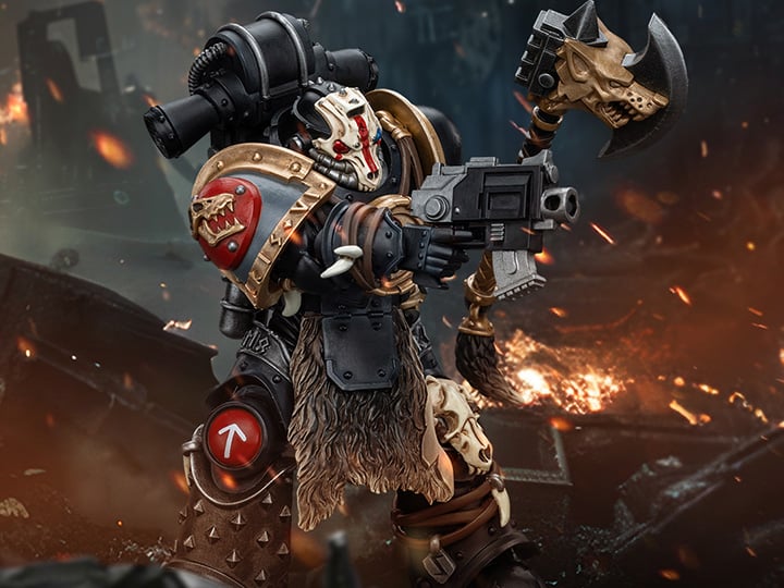 Warhammer: The Horus Heresy Space Wolves Deathsworn Pack 1st Squad Mate 1/18 Scale Action Figure Gallery Image 1