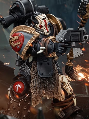 Warhammer: The Horus Heresy Space Wolves Deathsworn Pack 1st Squad Mate 1/18 Scale Action Figure Gallery Image 2