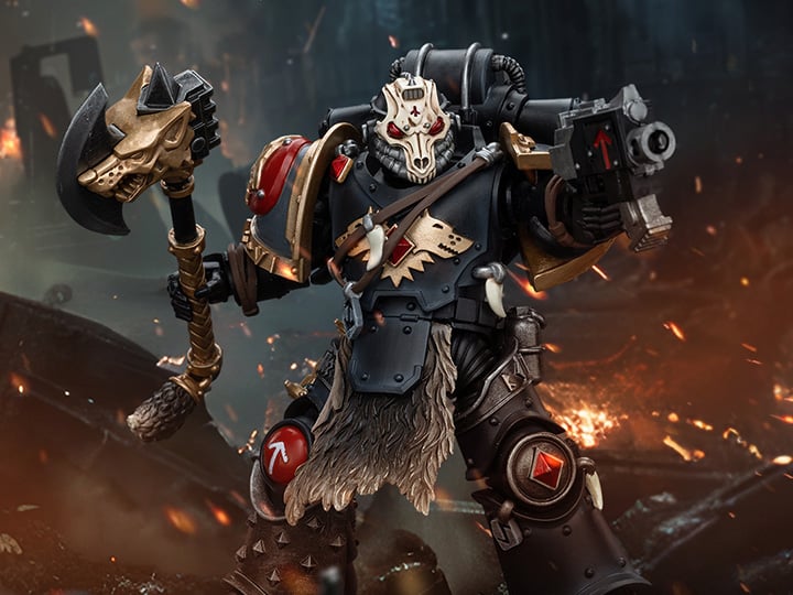 Warhammer: The Horus Heresy Space Wolves Deathsworn Pack 5th Squad Mate 1/18 Scale Action Figure Gallery Image 1
