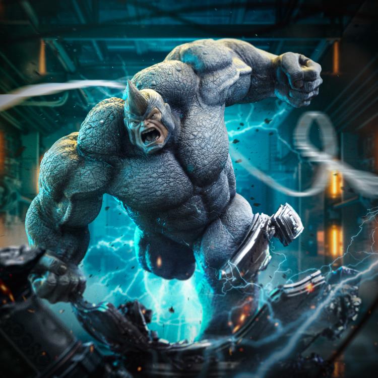 Marvel Spider-Man vs Villains Battle Diorama Series Rhino 1/10 Art