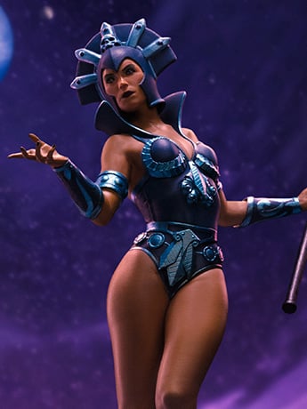 Masters of the Universe Evil-Lyn (Color Variant) 1/10 Art Scale BBTS Exclusive Limited Edition Statue Gallery Image 2