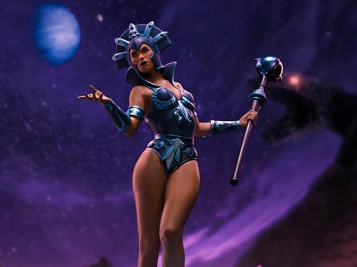 Masters of the Universe Evil-Lyn (Color Variant) 1/10 Art Scale BBTS Exclusive Limited Edition Statue Gallery Image 1