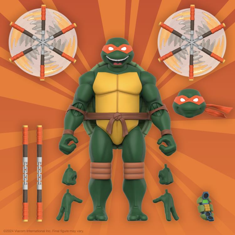 Teenage Mutant Ninja Turtles ULTIMATES! Michelangelo (2003 Animated Series) Action Figure Gallery Image 4