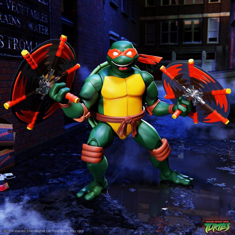 Teenage Mutant Ninja Turtles ULTIMATES! Michelangelo (2003 Animated Series) Action Figure Gallery Image 3