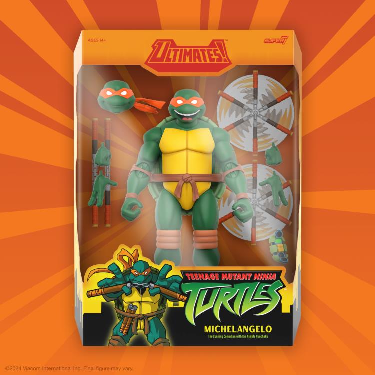 Teenage Mutant Ninja Turtles ULTIMATES! Michelangelo (2003 Animated Series) Action Figure Gallery Image 5