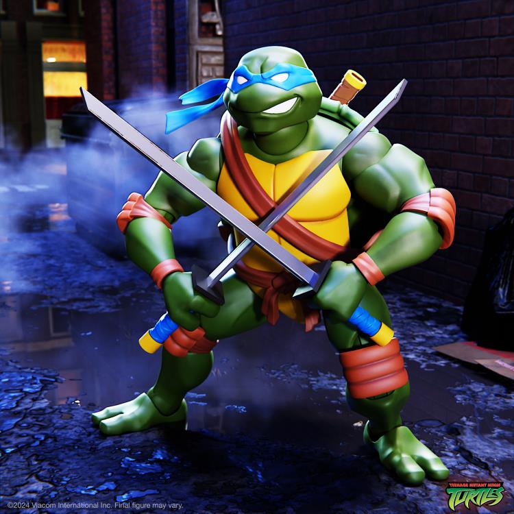 Teenage Mutant Ninja Turtles ULTIMATES! Leonardo (2003 Animated Series) Action Figure Gallery Image 3