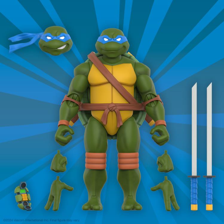 Teenage Mutant Ninja Turtles ULTIMATES! Leonardo (2003 Animated Series) Action Figure Gallery Image 4