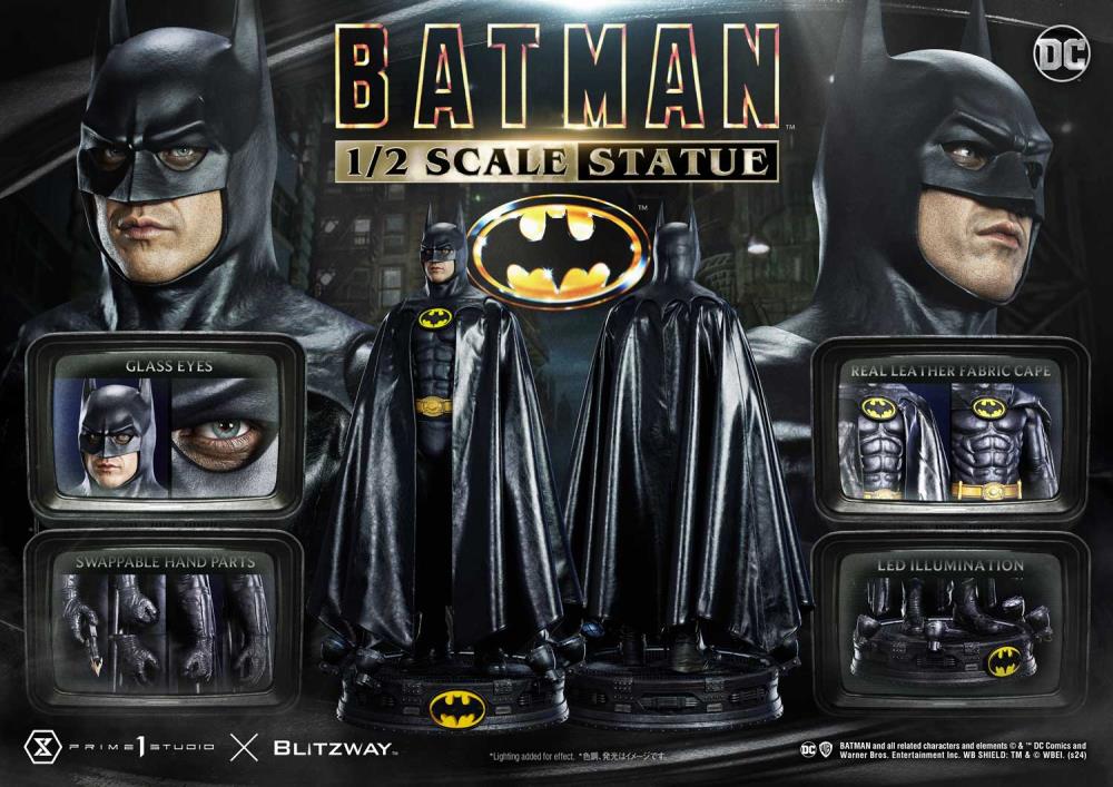 Batman (1989) High Definition Museum Masterline Batman 1/2 Scale Statue Gallery Image 29