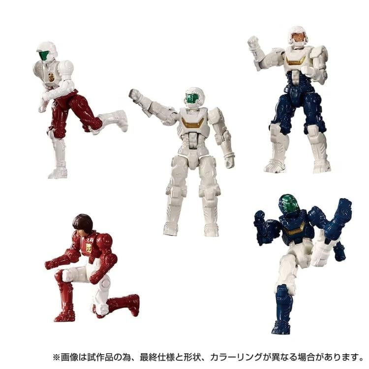 Diaclone DA-107 Dia-nauts & Female Member (Ver. 2.0) Exclusive Five Figure Set Gallery Image 5