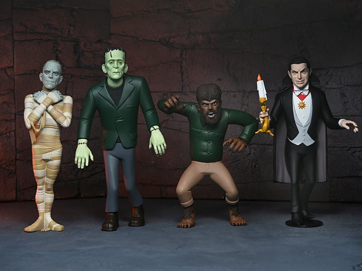 Universal Monsters Toony Terrors Set of 4 Figures Gallery Image 1