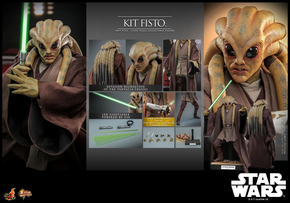Star Wars: Revenge of the Sith MMS751 Kit Fisto 1/6th Scale Collectible Figure Gallery Image 18