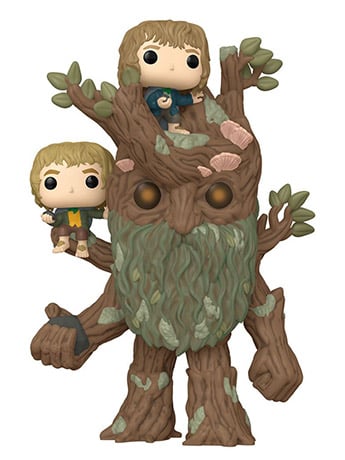 Pop! Movies: Super Sized 6" The Lord of the Rings - Treebeard with Merry & Pippin Gallery Image 2