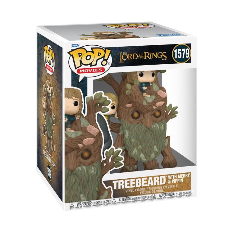 Pop! Movies: Super Sized 6" The Lord of the Rings - Treebeard with Merry & Pippin Gallery Image 4
