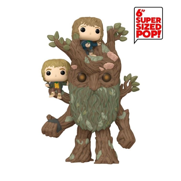 Pop! Movies: Super Sized 6" The Lord of the Rings - Treebeard with Merry & Pippin Gallery Image 3