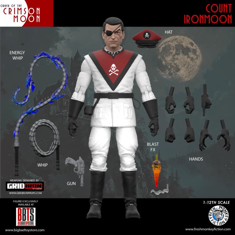 The Order of the Crimson Moon Count Ironmoon 1/12 Scale BBTS Exclusive Action Figure Gallery Image 10