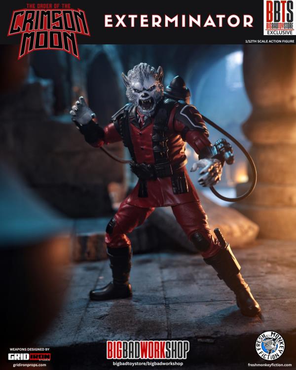 The Order of the Crimson Moon Crimson Moon Exterminator (Deluxe) 1/12 Scale BBTS Exclusive Action Figure Gallery Image 4