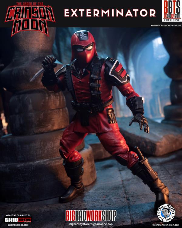 The Order of the Crimson Moon Crimson Moon Exterminator (Deluxe) 1/12 Scale BBTS Exclusive Action Figure Gallery Image 7