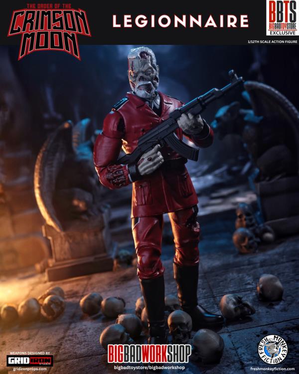 The Order of the Crimson Moon Crimson Moon Legionnaire 1/12 Scale BBTS Exclusive Action Figure Gallery Image 8