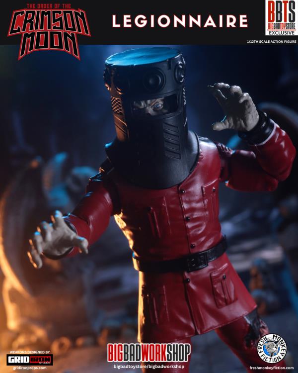 The Order of the Crimson Moon Crimson Moon Legionnaire 1/12 Scale BBTS Exclusive Action Figure Gallery Image 7