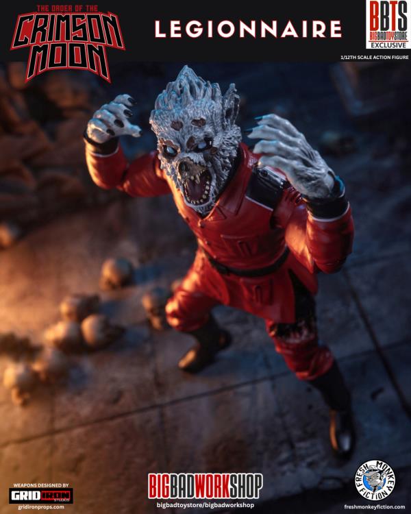 The Order of the Crimson Moon Crimson Moon Legionnaire 1/12 Scale BBTS Exclusive Action Figure Gallery Image 5