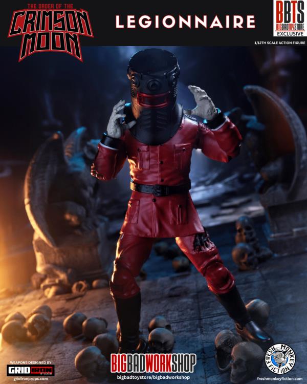 The Order of the Crimson Moon Crimson Moon Legionnaire 1/12 Scale BBTS Exclusive Action Figure Gallery Image 6