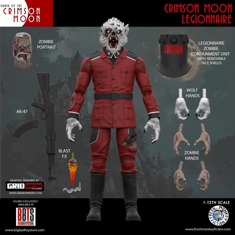 The Order of the Crimson Moon Crimson Moon Legionnaire 1/12 Scale BBTS Exclusive Action Figure Gallery Image 11