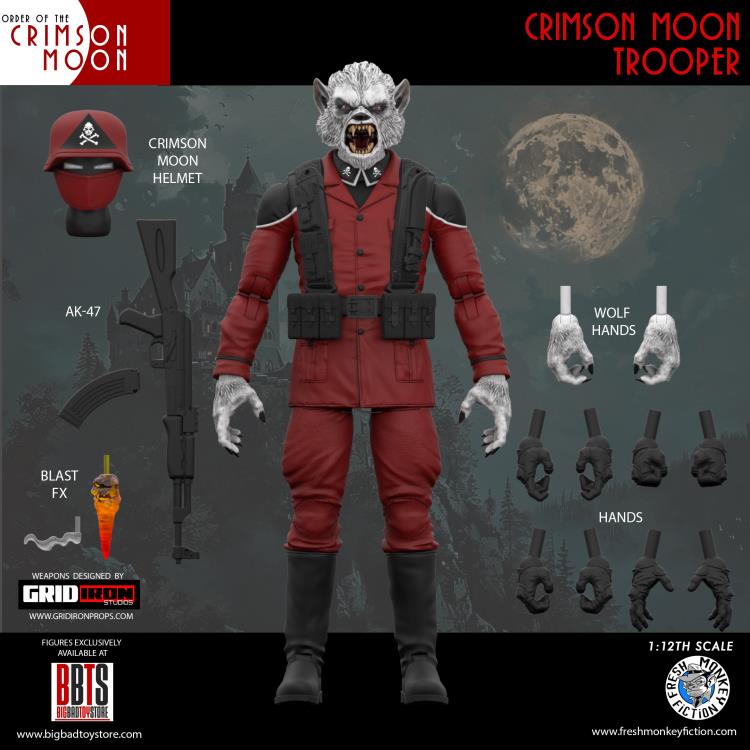 The Order of the Crimson Moon Crimson Moon Trooper 1/12 Scale BBTS Exclusive Action Figure Gallery Image 11