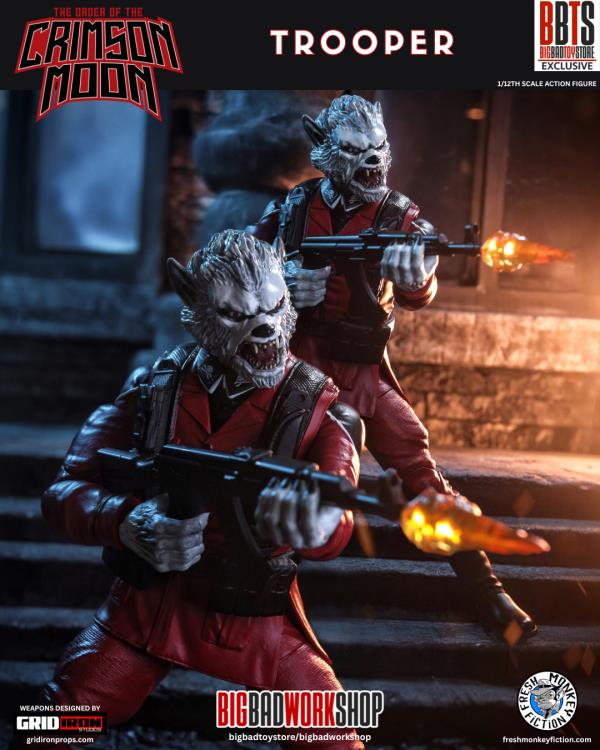 The Order of the Crimson Moon Crimson Moon Trooper 1/12 Scale BBTS Exclusive Action Figure Gallery Image 6