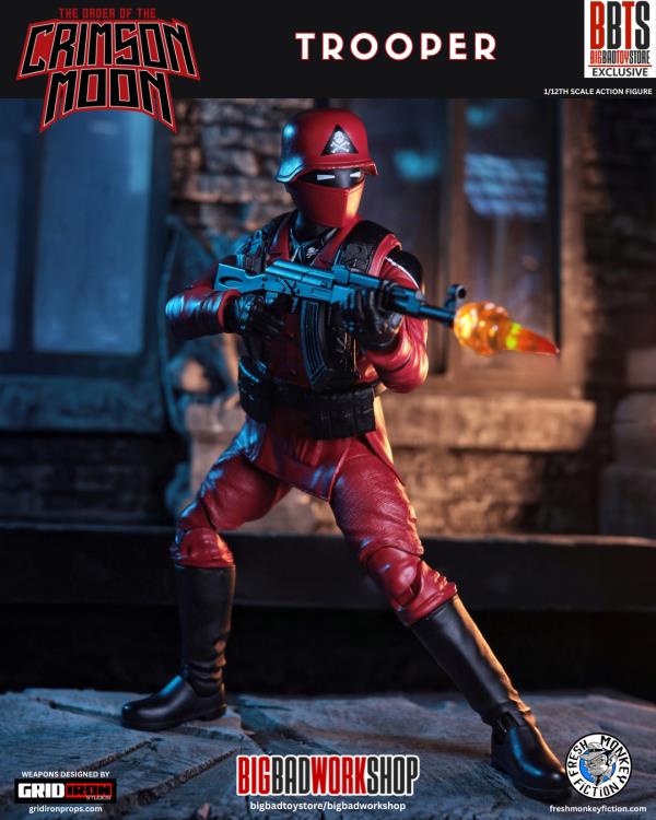 The Order of the Crimson Moon Crimson Moon Trooper 1/12 Scale BBTS Exclusive Action Figure Gallery Image 9