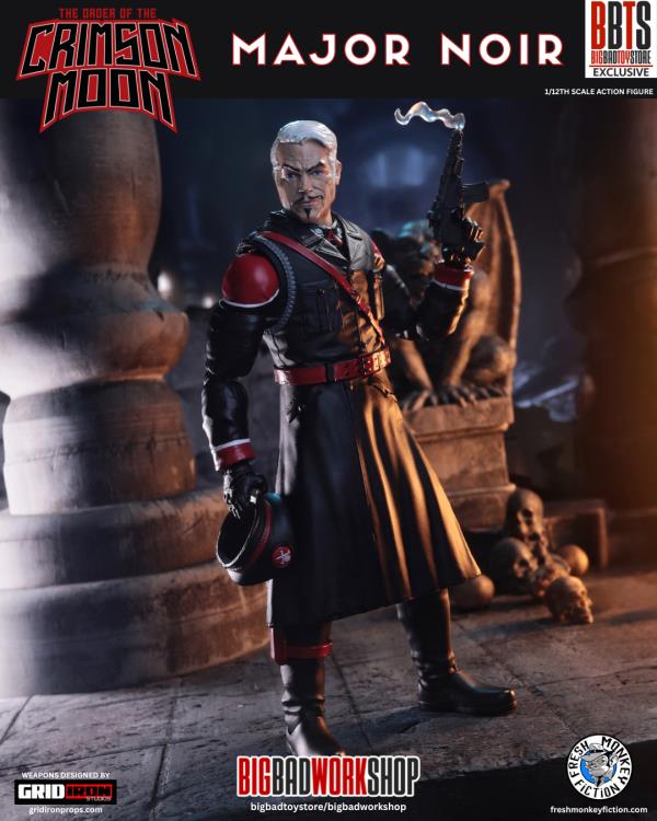The Order of the Crimson Moon Major Noir 1/12 Scale BBTS Exclusive Action Figure Gallery Image 3