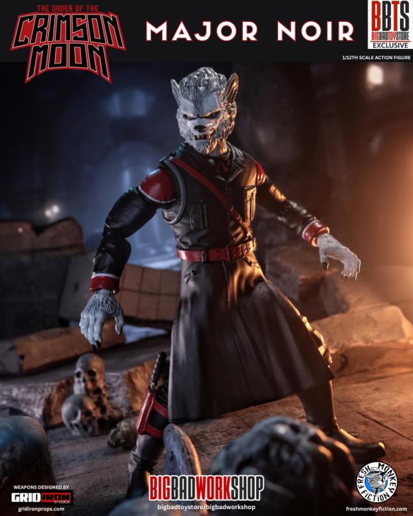 The Order of the Crimson Moon Major Noir 1/12 Scale BBTS Exclusive Action Figure Gallery Image 7