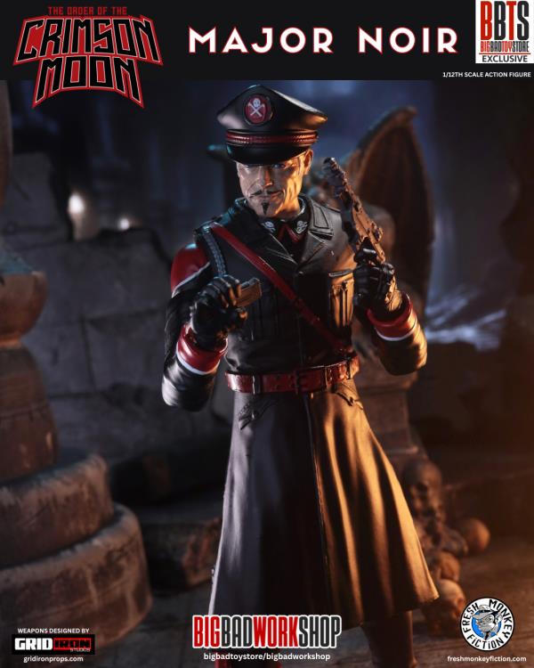 The Order of the Crimson Moon Major Noir 1/12 Scale BBTS Exclusive Action Figure Gallery Image 4