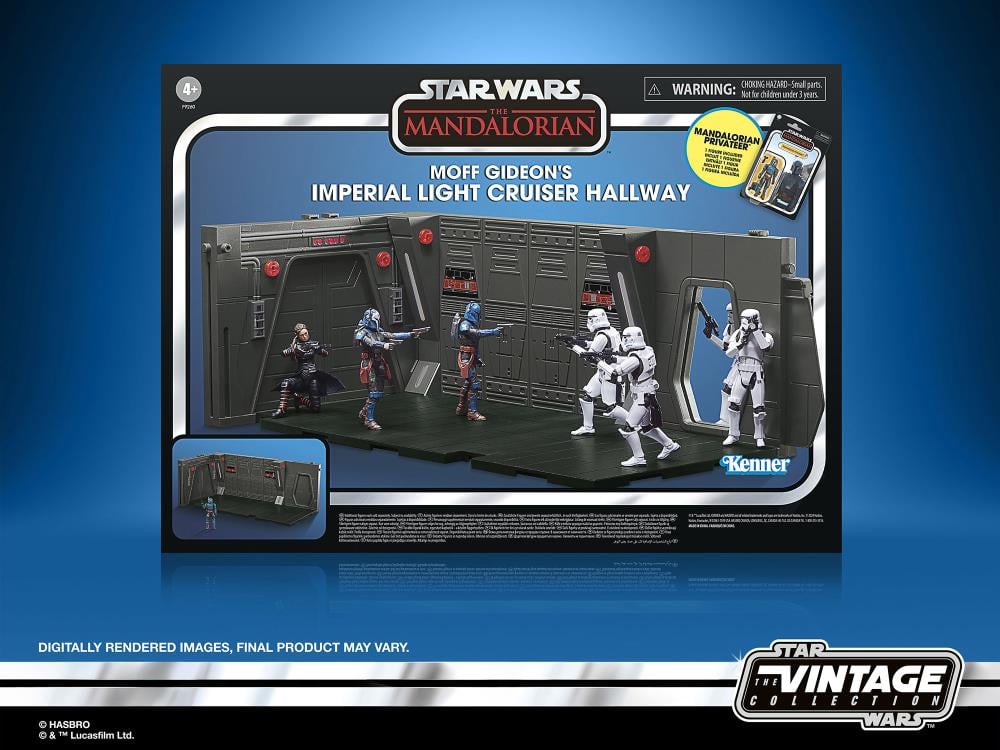 Star Wars: The Vintage Collection Moff Gideon's Imperial Light Cruiser Hallway Playset (The Mandalorian) Gallery Image 16