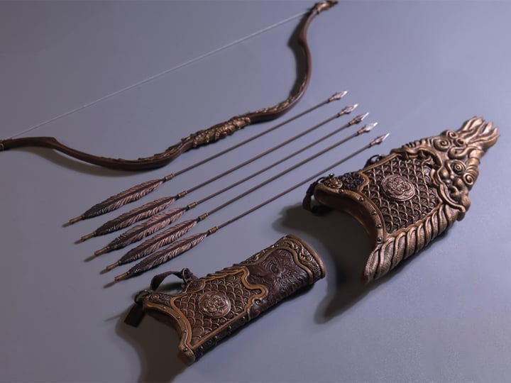 Romance of the Three Kingdoms Five Tiger General of the Shu Han Huang Zhong Bow and Arrow 1/6 Scale Accessory Set Gallery Image 1