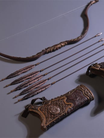 Romance of the Three Kingdoms Five Tiger General of the Shu Han Huang Zhong Bow and Arrow 1/6 Scale Accessory Set Gallery Image 2